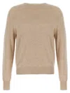 Ma'ry'ya Cashmere Cotton Sweater In Neutral