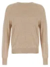 Ma'ry'ya Cashmere Cotton Sweater In Neutral