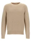 Ma'ry'ya Raglan-sleeve Wool Sweater In Neutral