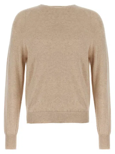 Ma'ry'ya Cashmere-cotton Blend Sweater In Beige
