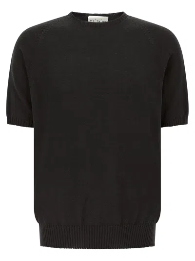 Ma'ry'ya Cotton Sweater In Black