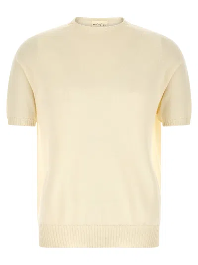 Ma'ry'ya Cotton Sweater In Yellow