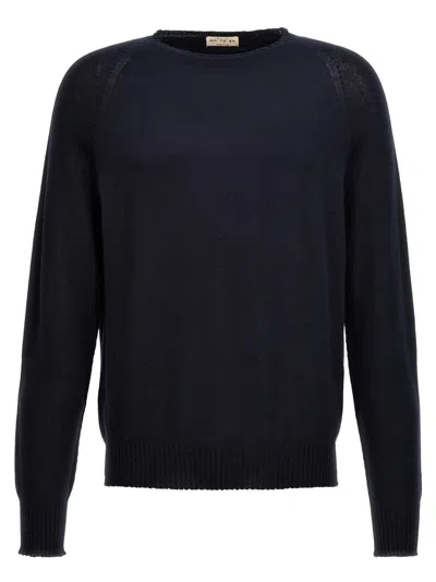 MA'RY'YA CREW-NECK KNIT SWEATER IN CASHMERE-COTTON BLEND