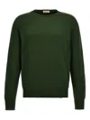 Ma'ry'ya Crew-neck Sweater In Green