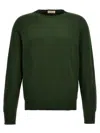 Ma'ry'ya Crew-neck Sweater In Green