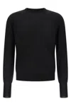 Ma'ry'ya Black Spongy Effect Sweater In Black
