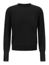 Ma'ry'ya Black Spongy Effect Sweater In Black