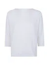 Ma'ry'ya Drop-shoulder Sweater In White