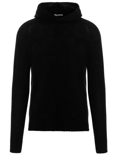 Ma'ry'ya Hooded Sweater In Black