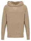 Ma'ry'ya Hooded Sweater In Brown