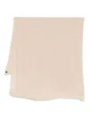 Ma'ry'ya Logo-patch Scarf In Neutral