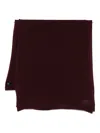 Ma'ry'ya Logo-patch Scarf In Red