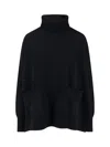 Ma'ry'ya Malgione In Virgin Wool And Cashmere In Black