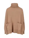 Ma'ry'ya Malgione In Virgin Wool And Cashmere In Brown