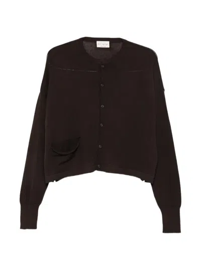 Ma'ry'ya Patch-pocket Cardigan In Multi