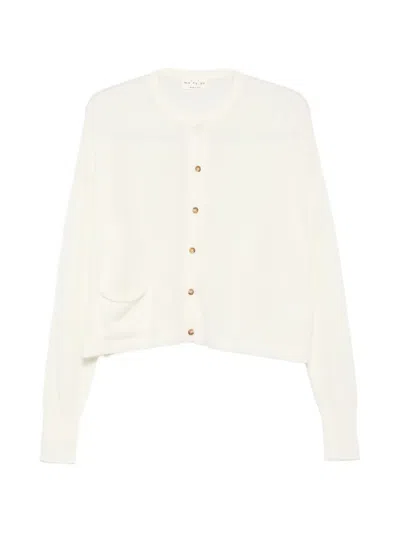 Ma'ry'ya Patch-pocket Cardigan In Neutral