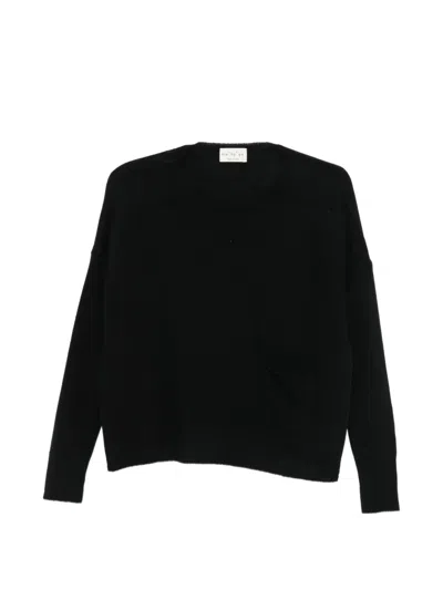 Ma'ry'ya Pocket-detail Sweater In Black