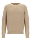 Ma'ry'ya Raglan-sleeve Wool Sweater In Neutral