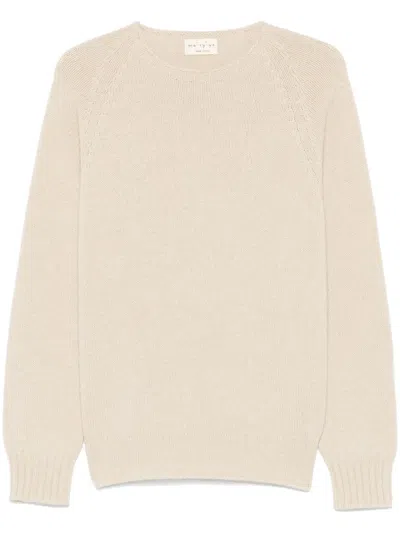Ma'ry'ya Ribbed-knit Sweater In Neutrals