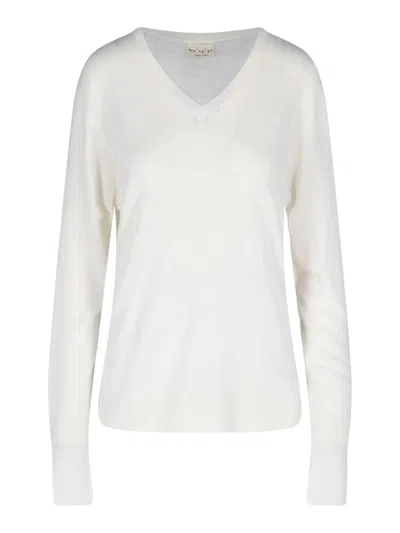 Ma'ry'ya Silk And Cashmere Virgin Wool Shirt In Neutral