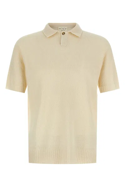 Ma'ry'ya Button-fastening Polo Shirt In Brown