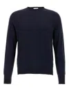 Ma'ry'ya Cashmere Cotton Sweater In Blue