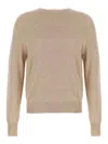 Ma'ry'ya Cashmere Cotton Sweater In Neutral