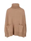 Ma'ry'ya Malgione In Virgin Wool And Cashmere In Brown