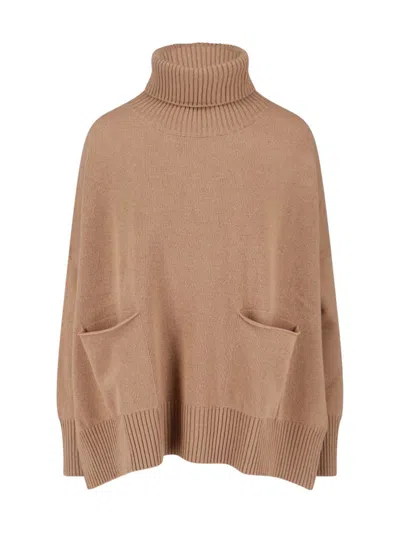 Ma'ry'ya Malgione In Virgin Wool And Cashmere In Brown
