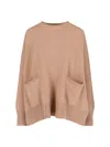 Ma'ry'ya Virgin Wool And Cashmere Sweater In Neutral