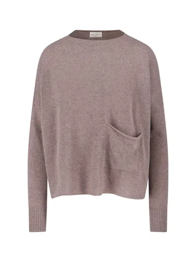 MA'RY'YA VIRGIN WOOL AND CASHMERE SWEATER