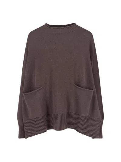 MA'RY'YA VIRGIN WOOL AND CASHMERE SWEATER