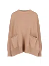 Ma'ry'ya Virgin Wool And Cashmere Sweater In Neutral