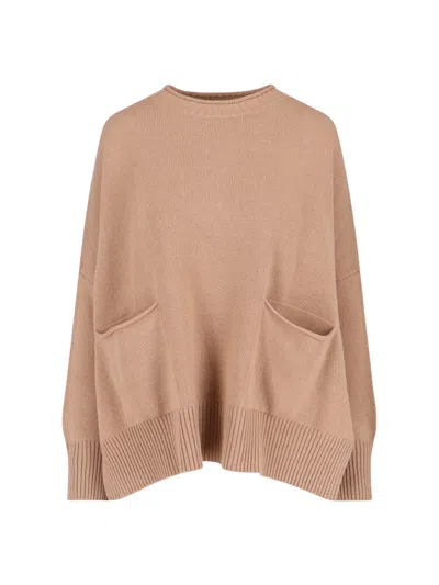MA'RY'YA VIRGIN WOOL AND CASHMERE SWEATER