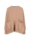 Ma'ry'ya Virgin Wool And Cashmere Sweater In Neutral