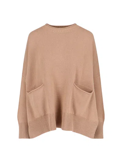 MA'RY'YA VIRGIN WOOL AND CASHMERE SWEATER