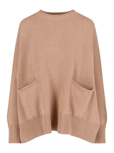 MA'RY'YA VIRGIN WOOL AND CASHMERE SWEATER