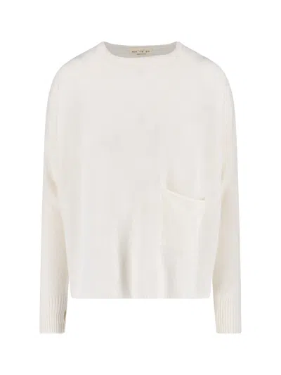 MA'RY'YA VIRGIN WOOL AND CASHMERE SWEATER