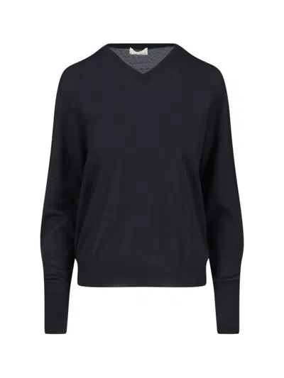 MA'RY'YA VIRGIN WOOL AND SILK BLEND SWEATER