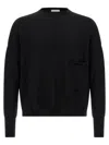 Ma'ry'ya Black Crew-neck Sweater In Black
