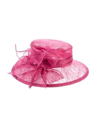 Pre-owned Marzi Firenze Hat In Pink