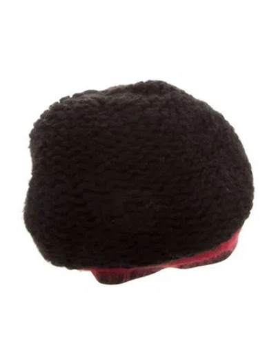 Pre-owned Marzi Firenze Wool Blend Knit Beanie In Multi