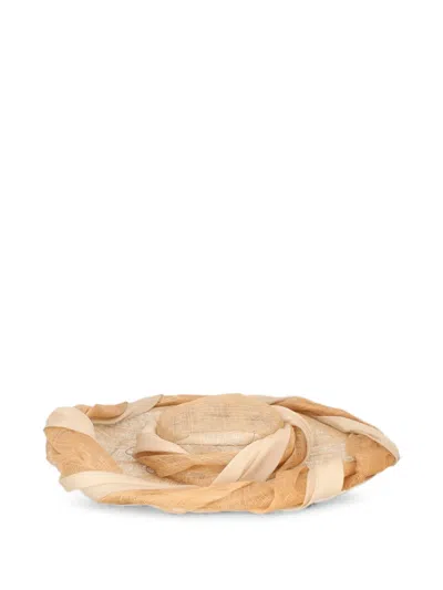 Pre-owned Marzi Wide-brim Hat In Neutral