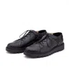 Mas Laus Men's Black Modern Oxfords "rhodes" In Black