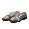 Mas Laus Men's Neutrals / Green Beige And Green Loafers In Green