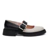 Mas Laus Women's Neutrals / Black / White Closed Toe Buckle Sandals - Black & Off White