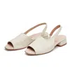 Mas Laus Women's Open Toe Sandals "santorini" In Black