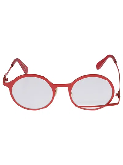 Masahiro Maruyama Mm-00336 Glasses In 6 Rosso