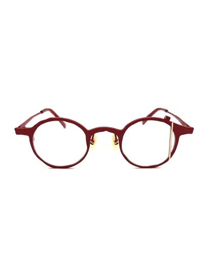 Masahiro Maruyama Mm/0076 No.3 Eyewear In Red_gold