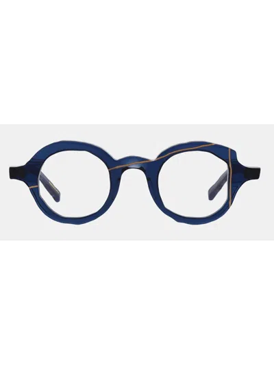 Masahiro Maruyama Mm/0079 No.4 Eyewear In Clear Navy